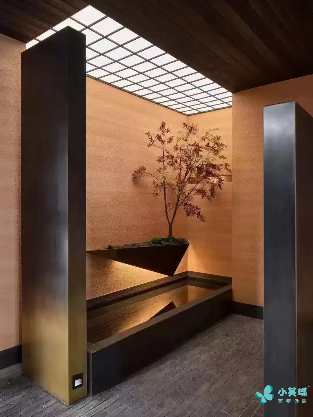 小芙蝶莫奈無機藝術外墻如何打造溫暖與色彩兼具的家